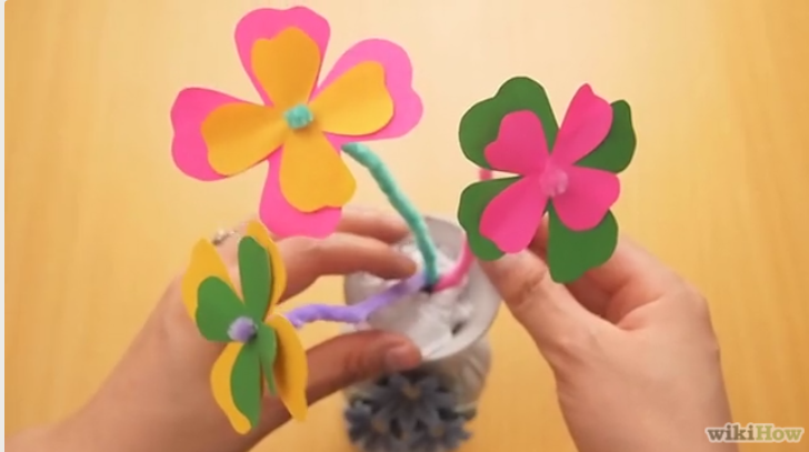 33+ Cara Membuat Bunga Dari Kertas, koran, Karton, hvs, tisu, kado