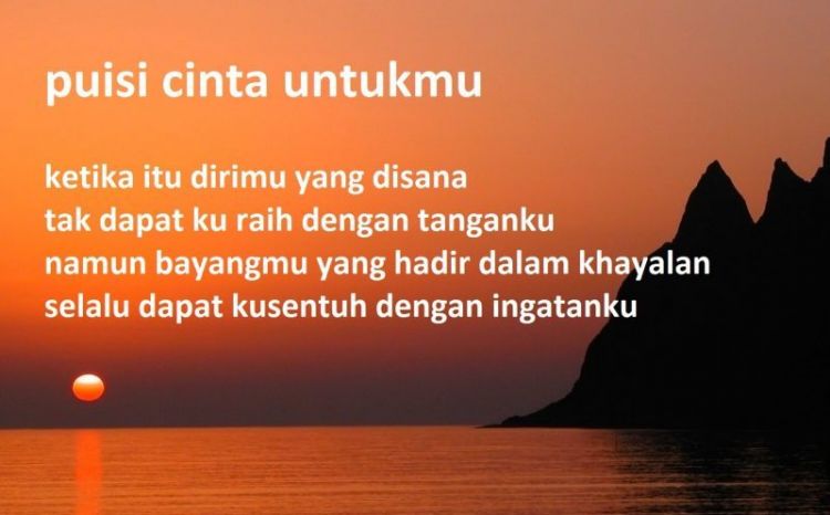 1000 Kumpulan Puisi  Cinta Romantis Sedih Islami  