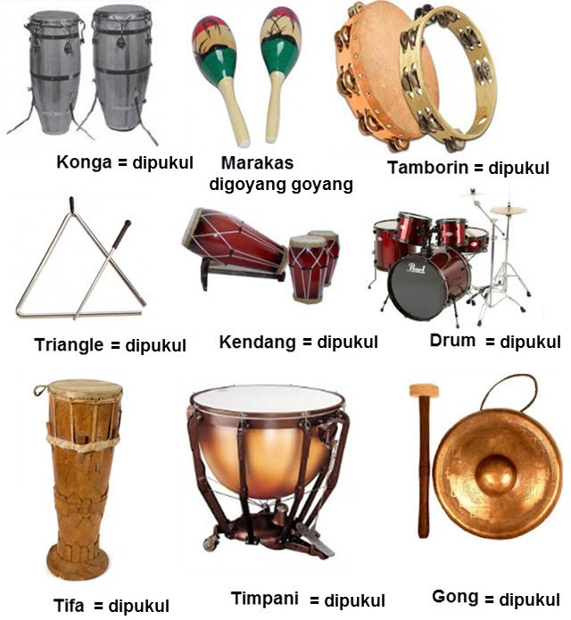 15 Contoh Alat Musik Ritmis Tradisional, Modern Dan Cara 