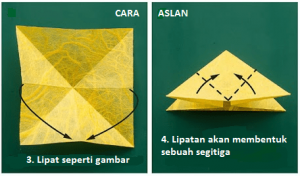 17 Cara Membuat Origami Kertas, Mudah, Bunga, Binatang, Burung, Love