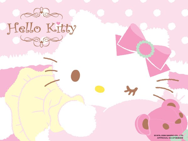 Wallpaper Hello Kitty untuk Laptop