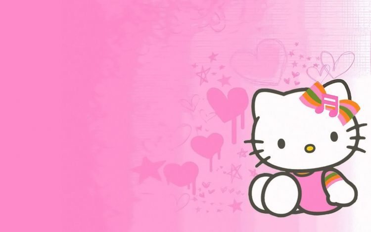 Wallpaper Hello Kitty untuk Laptop