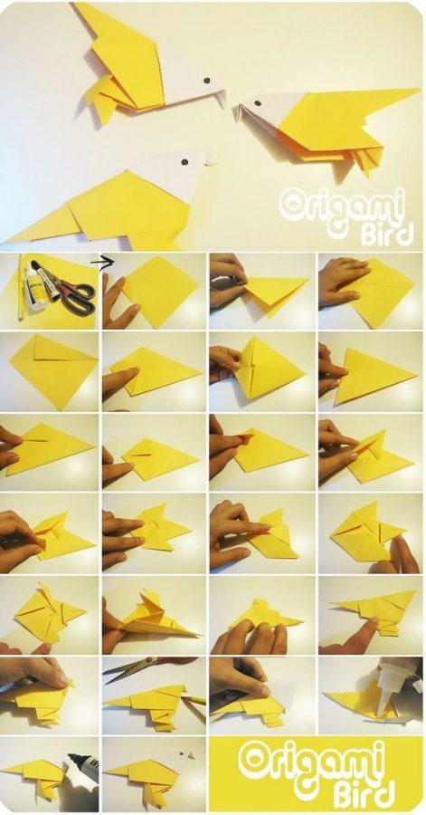 origami burung kenari