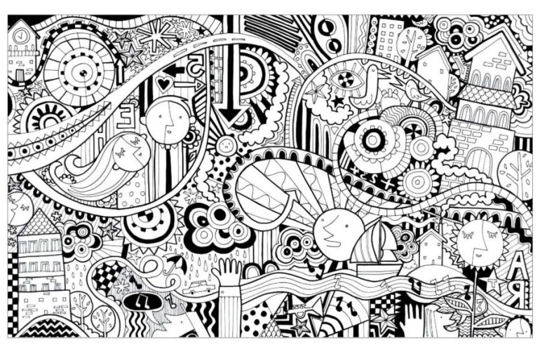 35+ Gambar Doodle Art, Simple, Keren, Lucu dan Cara Membuatnya