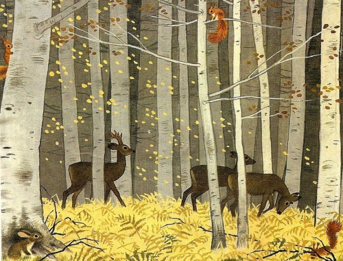 gambar ilustrasi hutan