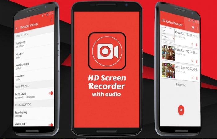 aplikasi perekam layar screen recorder with audio