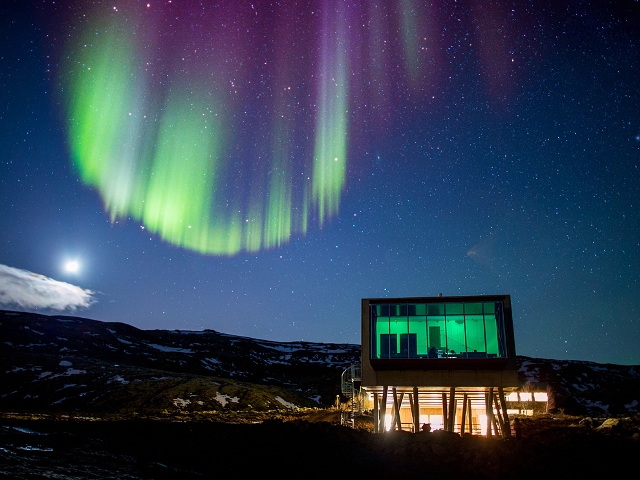 Aurora Borealis di Islandia