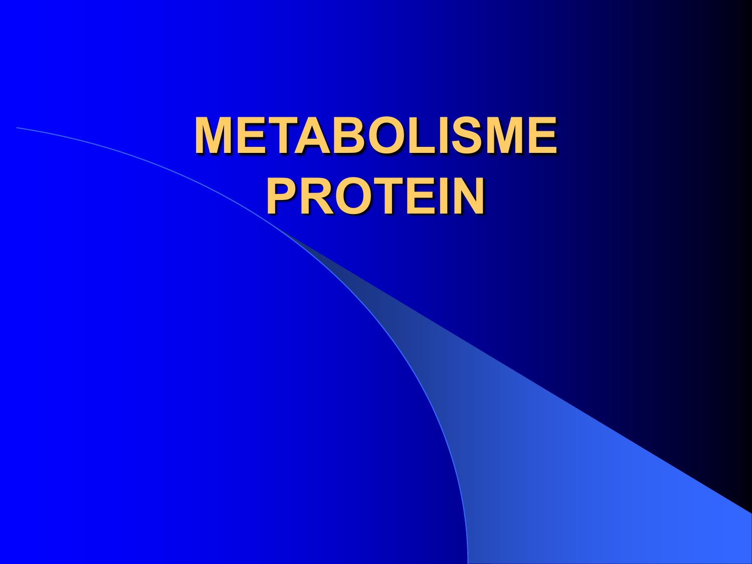 metabolisme protein