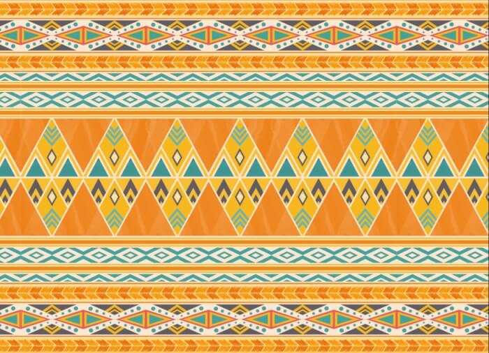motif geometris tribal