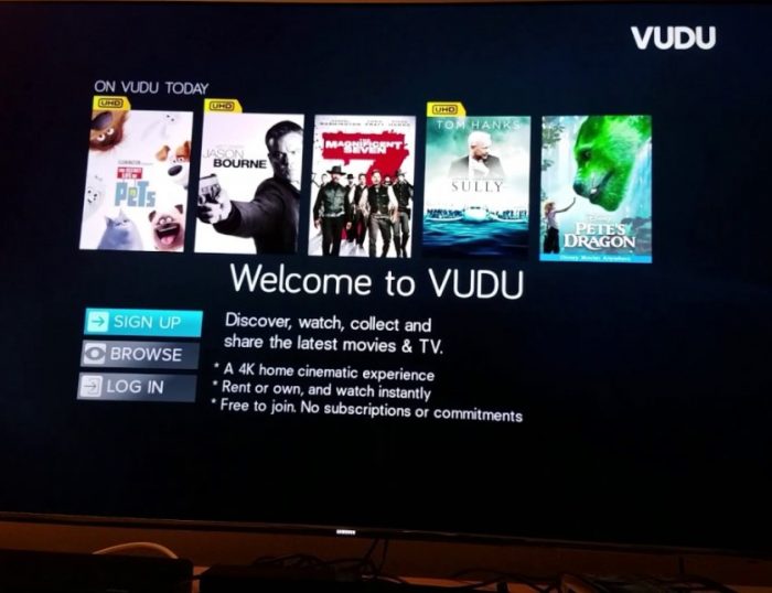 vudu movies & tv