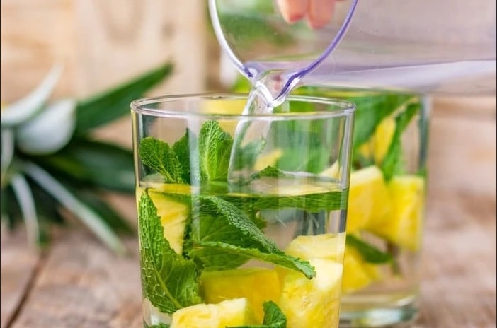 infused water dengan nanas
