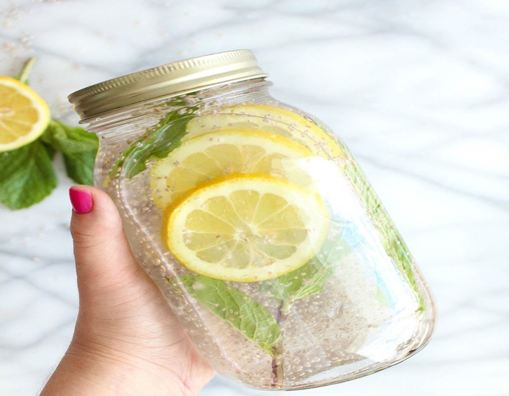 infused water lemon