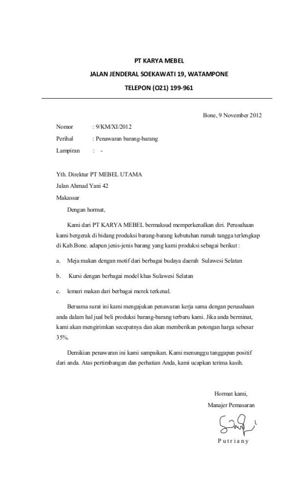 Contoh Surat Resmi Untuk Berbagai Keperluan Dan Cara Membuatnya - Riset