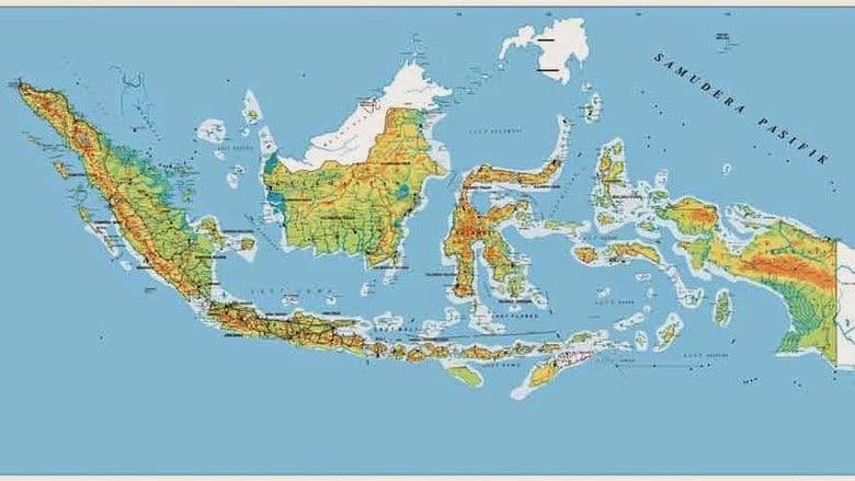 peta indonesia dan kawasannya