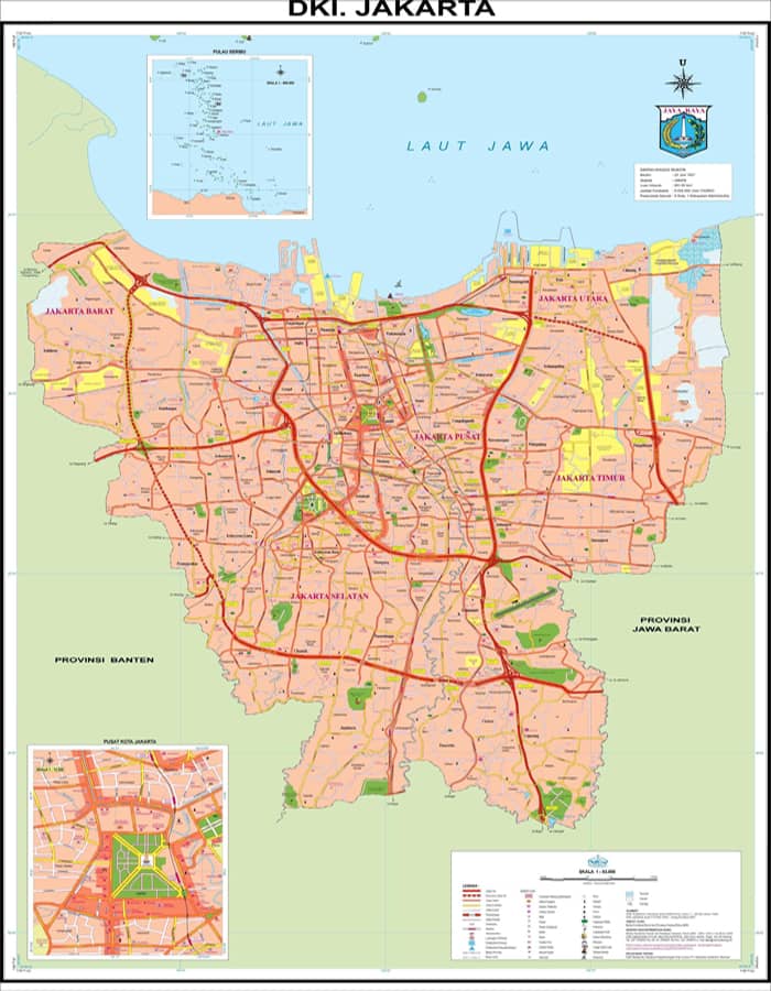 Peta Jakarta Sejarah, Pembagian Wilayah Hingga Kebudayaannya