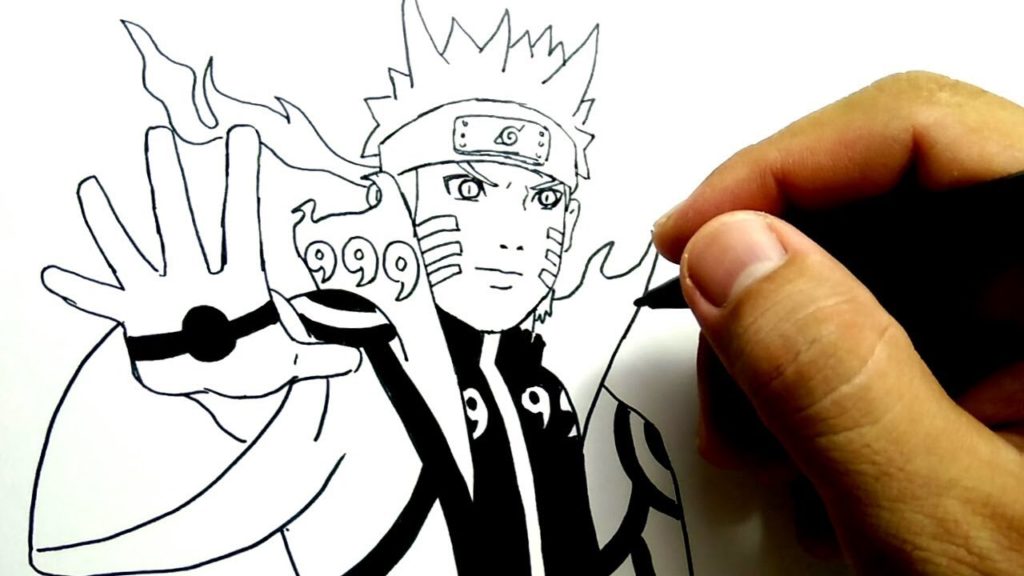 cara membuat gambar naruto dengan mudah untuk pemula